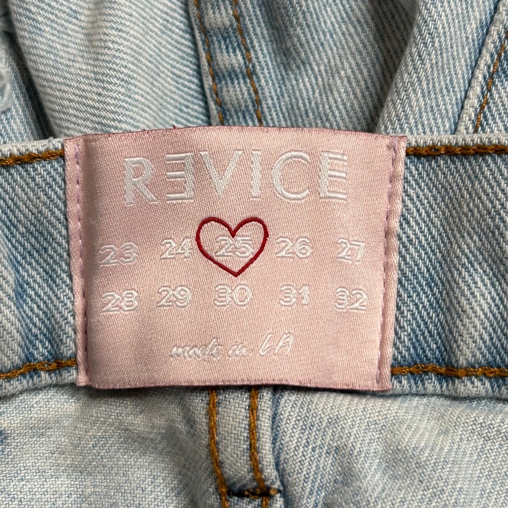 Revice Matchmaker Patch Denim Jean Button Fly Sho… - image 3